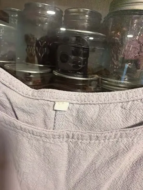 Lintico 100% Linen Cap Sleeve Washed Midi Dress with Pockets - Picture 2 of 4